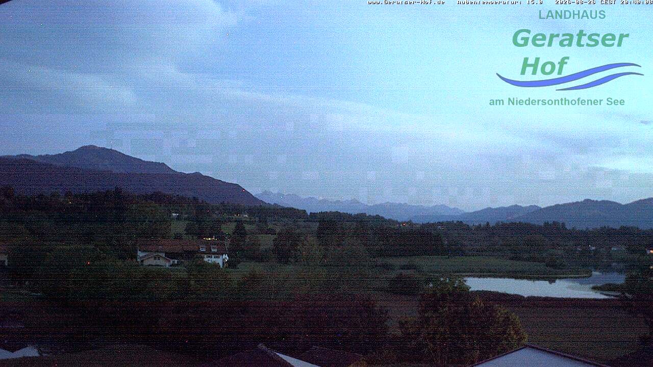 Archived image Webcam Geratser Hof near Waltenhofen