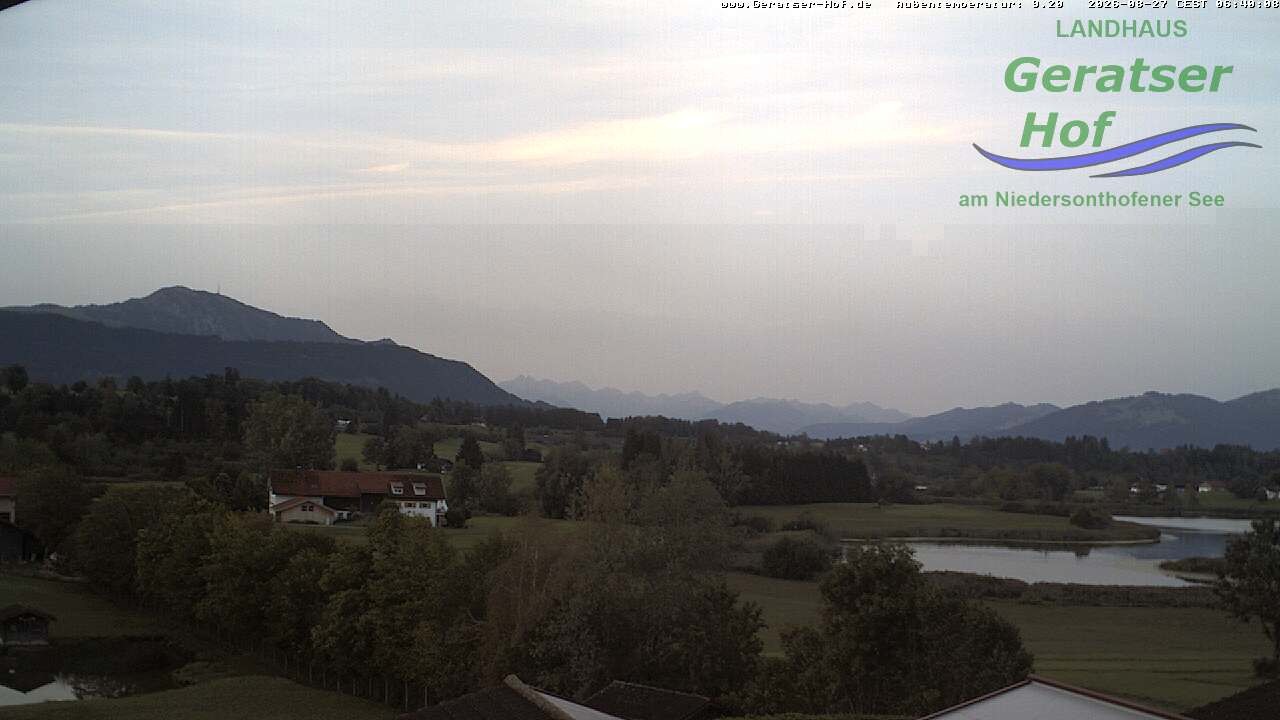 Archived image Webcam Geratser Hof near Waltenhofen