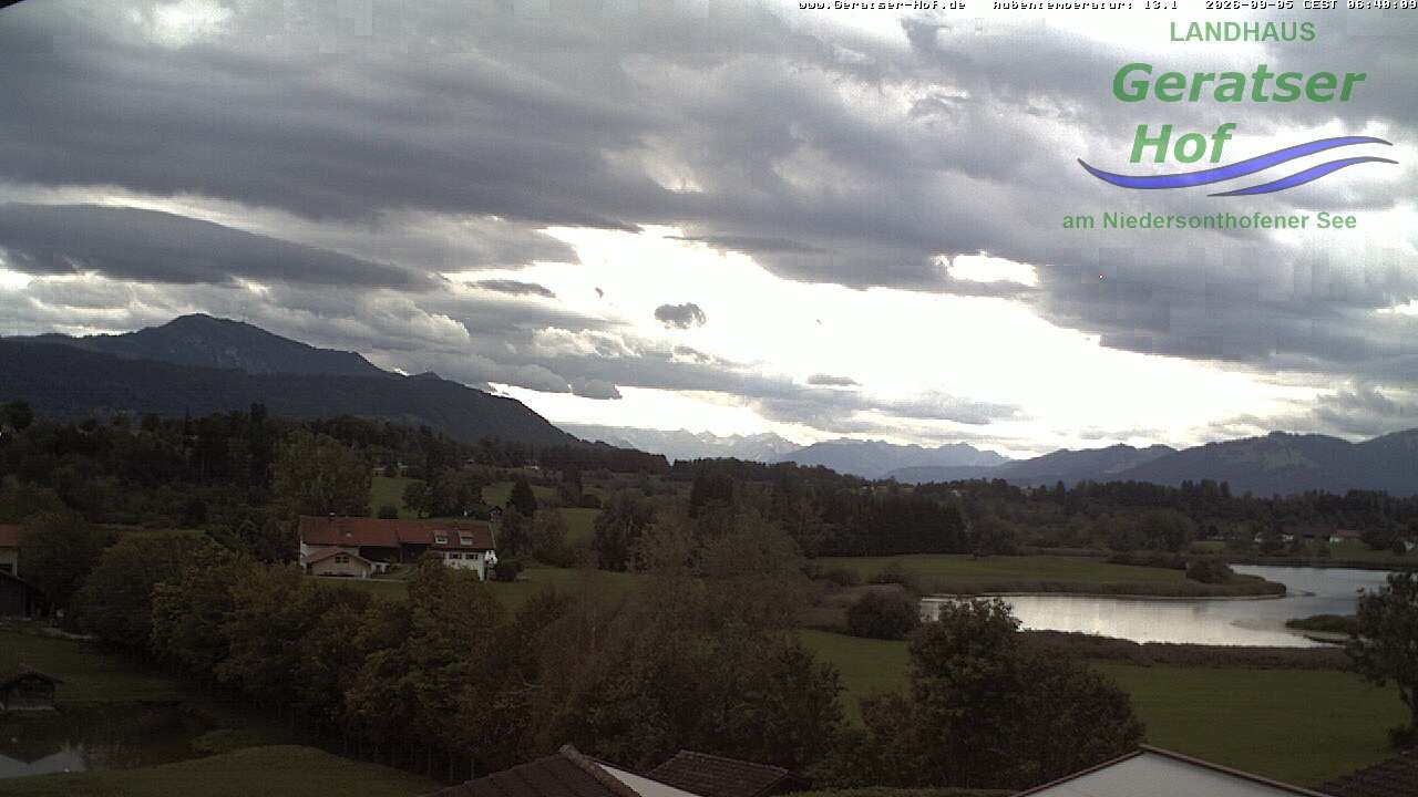 Archived image Webcam Geratser Hof near Waltenhofen
