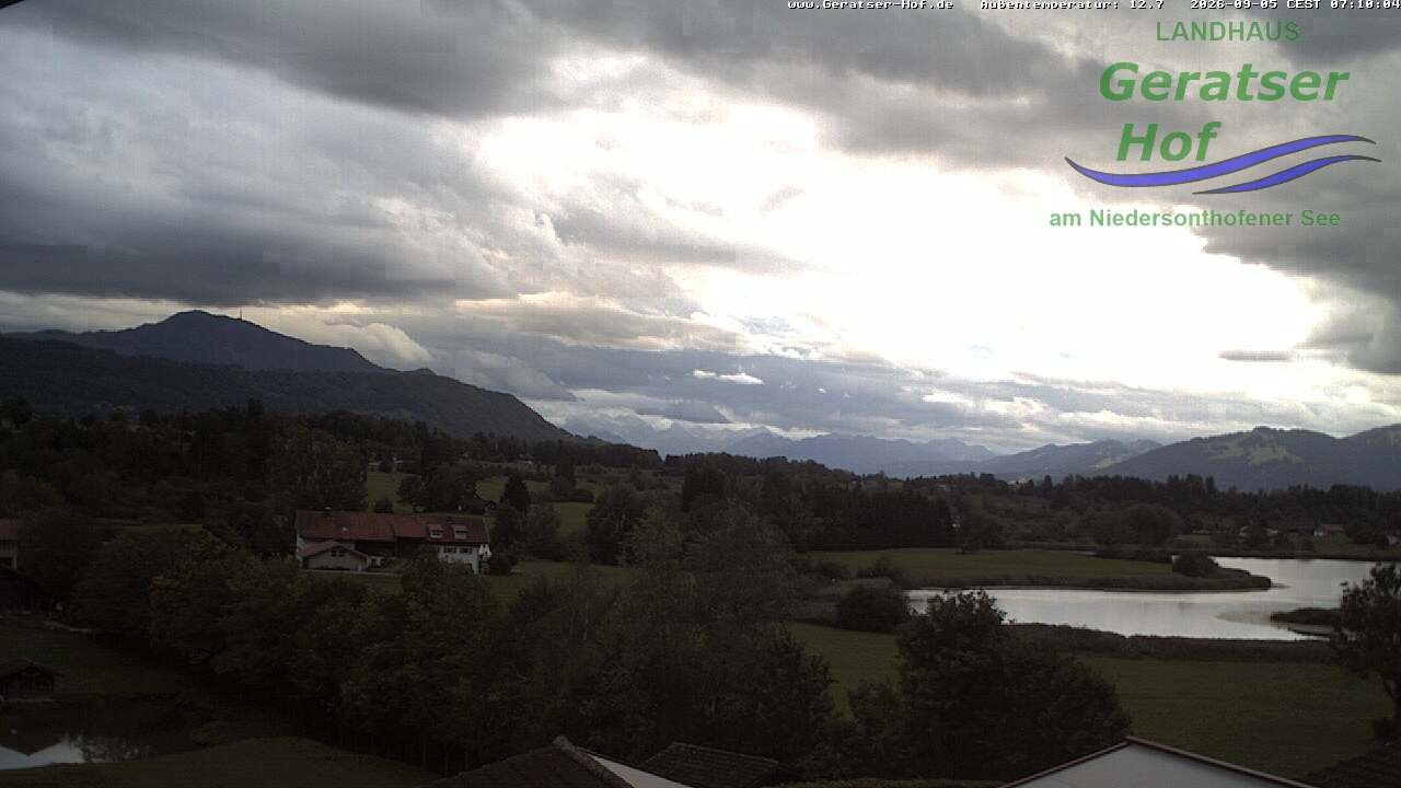 Archived image Webcam Geratser Hof near Waltenhofen