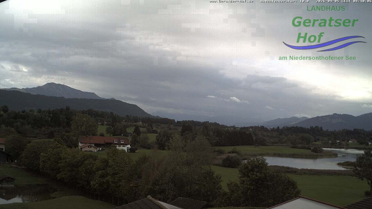 Archived image Webcam Geratser Hof near Waltenhofen