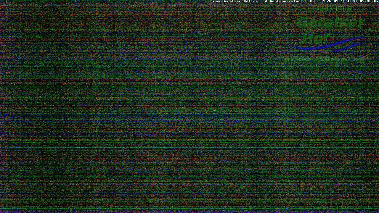 Archiv Foto Webcam Blick vom Geratser Hof auf die Niedersonthofener Seen