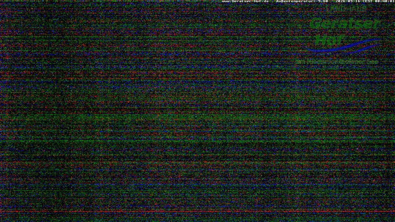 Archiv Foto Webcam Blick vom Geratser Hof auf die Niedersonthofener Seen
