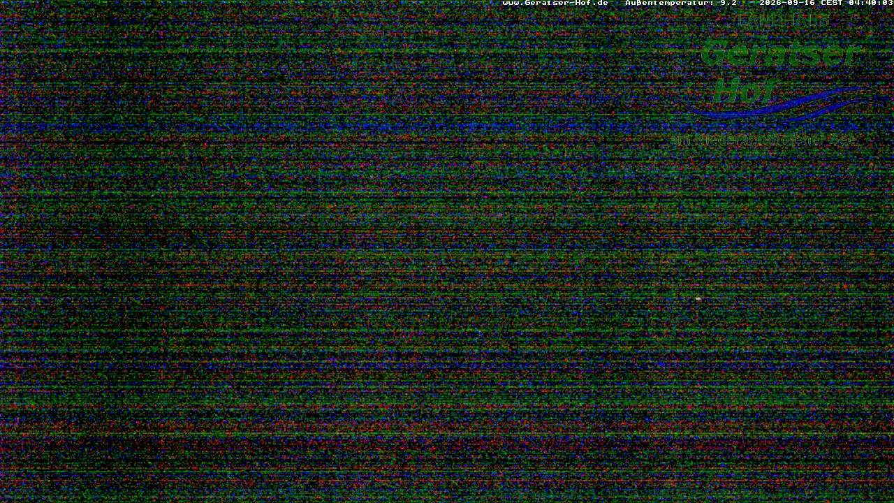 Archiv Foto Webcam Blick vom Geratser Hof auf die Niedersonthofener Seen