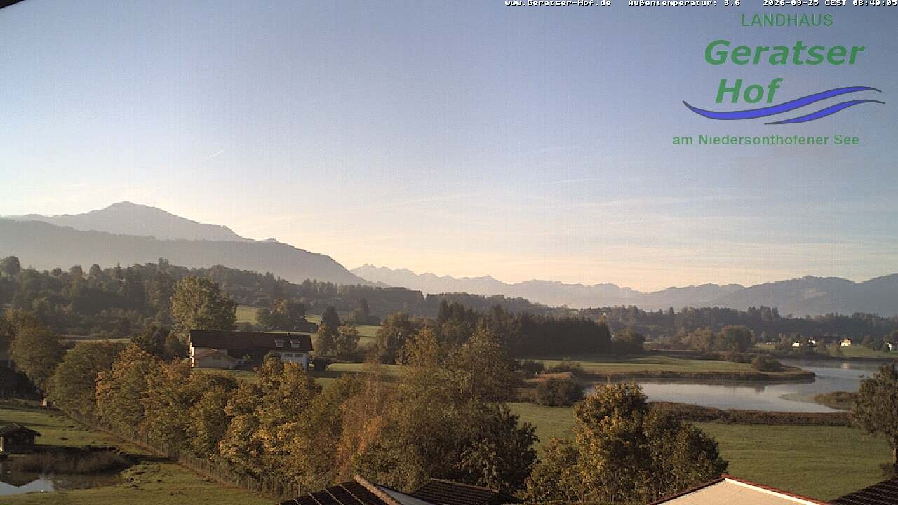 Archived image Webcam Geratser Hof near Waltenhofen