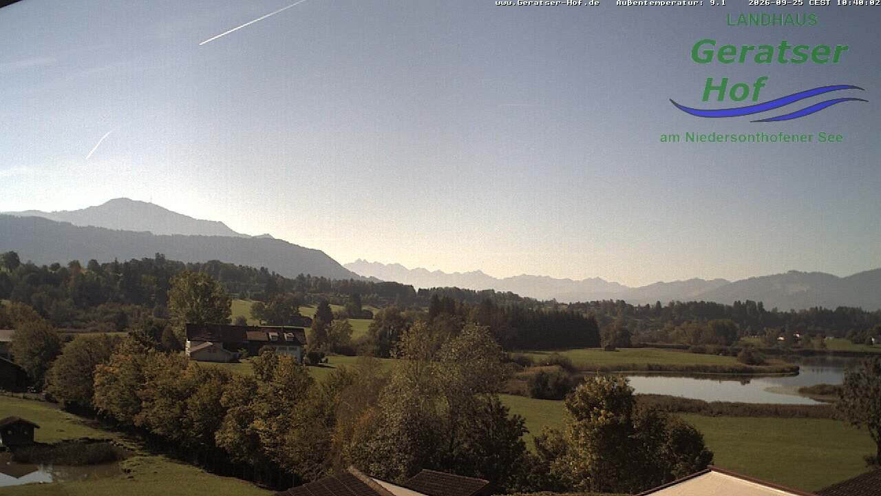 Archived image Webcam Geratser Hof near Waltenhofen