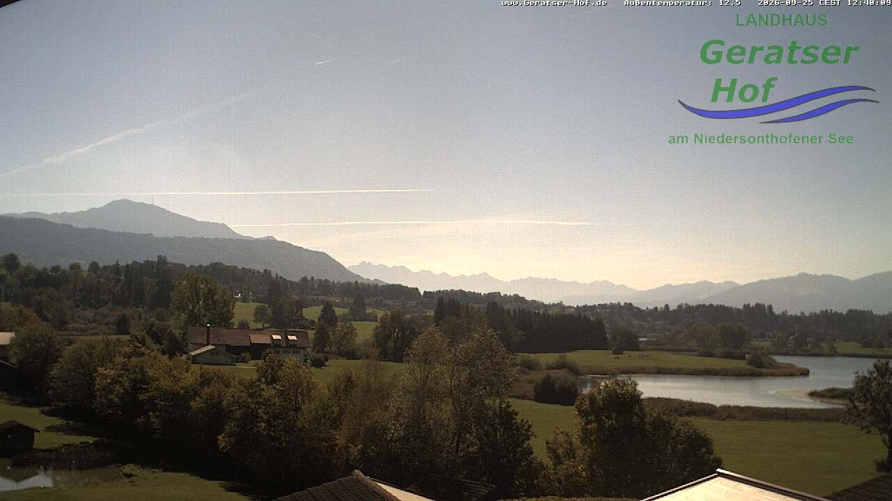 Archived image Webcam Geratser Hof near Waltenhofen