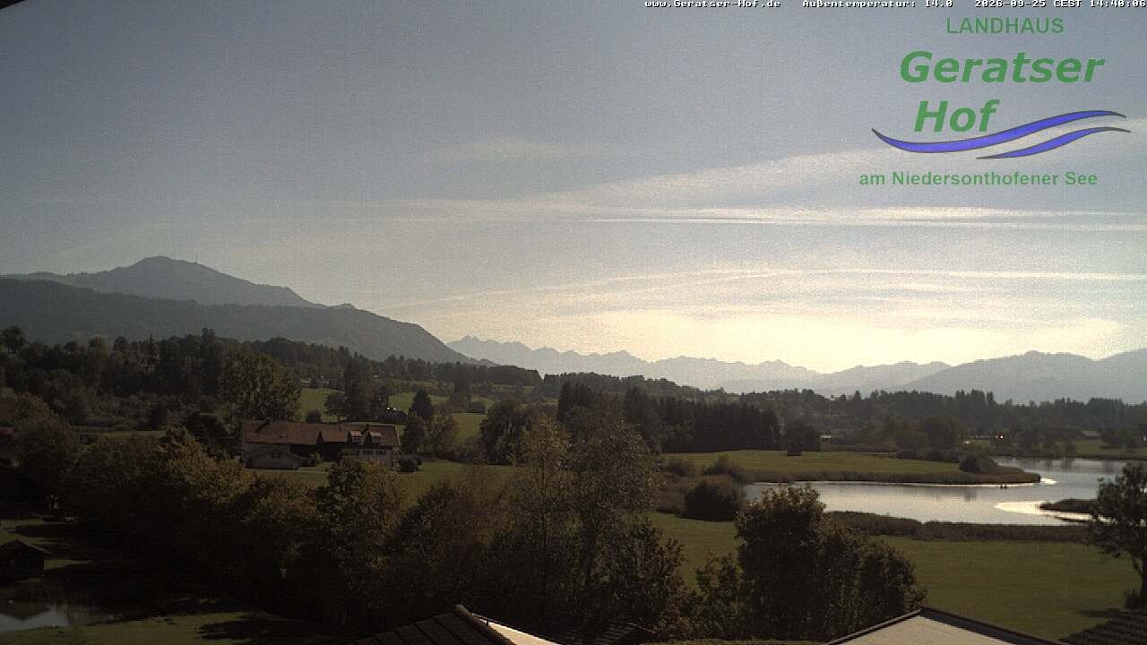 Archived image Webcam Geratser Hof near Waltenhofen