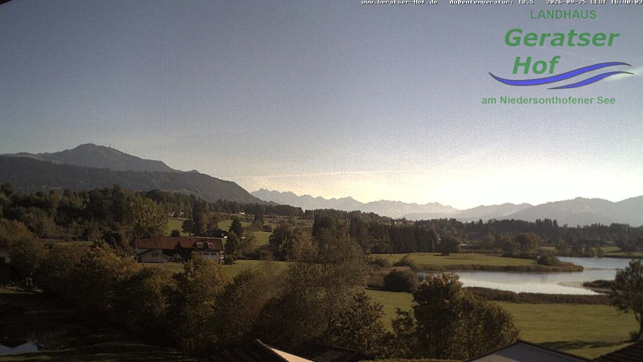 Archived image Webcam Geratser Hof near Waltenhofen
