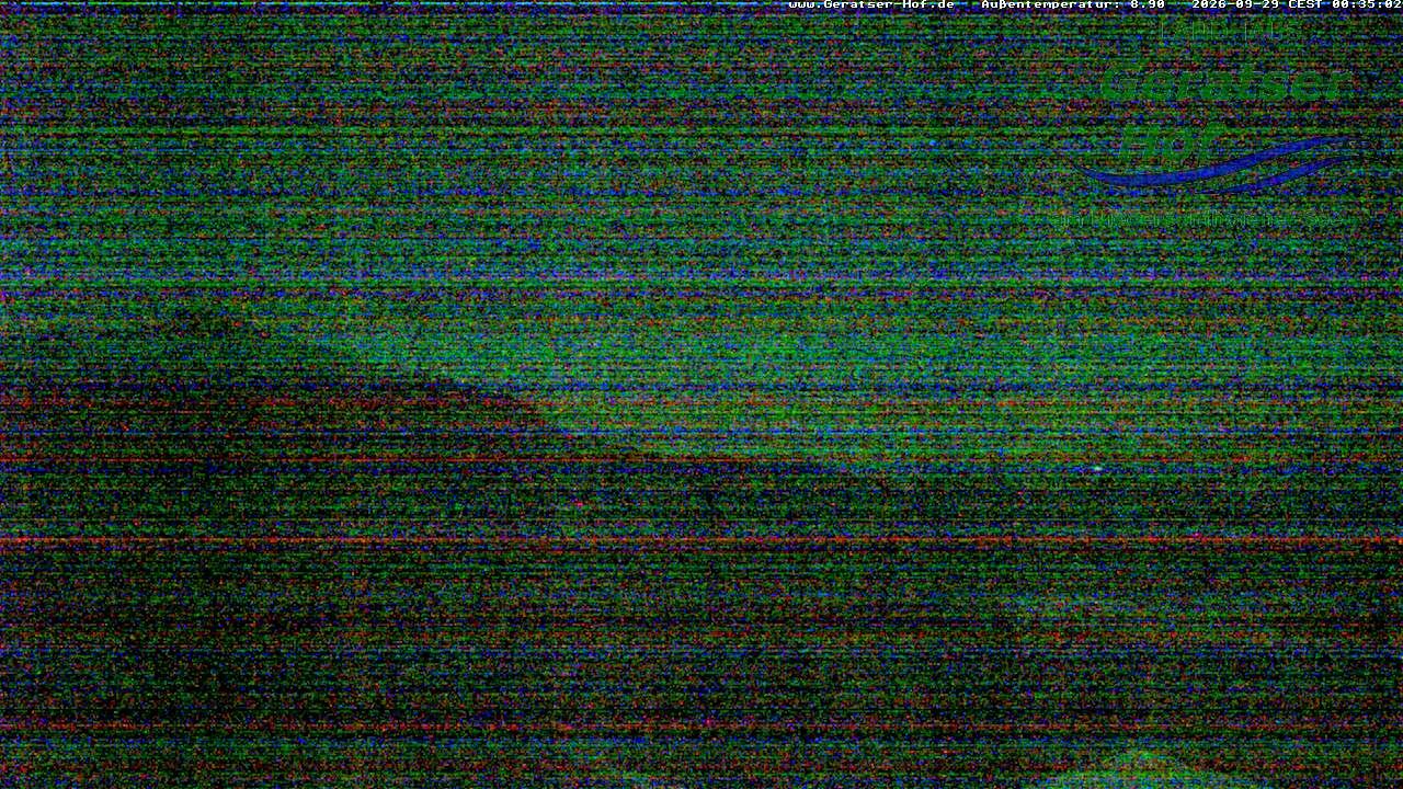 Archiv Foto Webcam Blick vom Geratser Hof auf die Niedersonthofener Seen