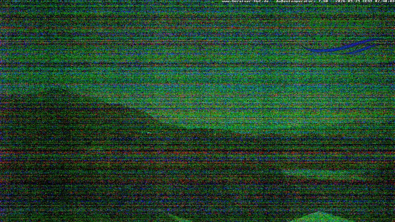 Archiv Foto Webcam Blick vom Geratser Hof auf die Niedersonthofener Seen