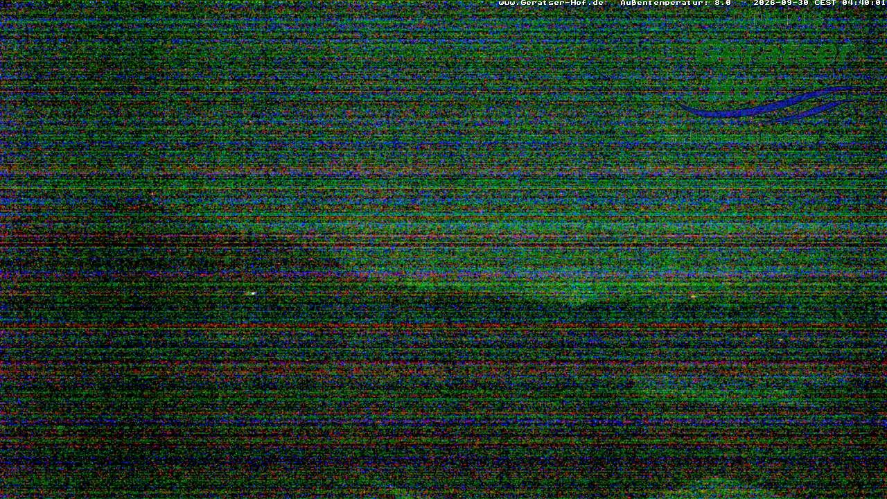 Archiv Foto Webcam Blick vom Geratser Hof auf die Niedersonthofener Seen