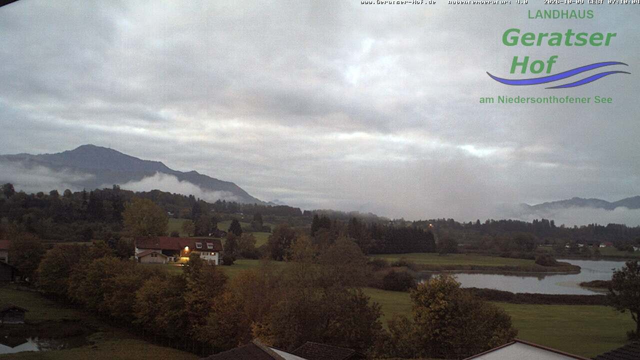 Archived image Webcam Geratser Hof near Waltenhofen