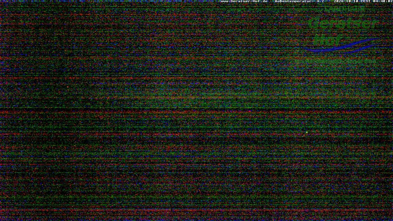 Archiv Foto Webcam Blick vom Geratser Hof auf die Niedersonthofener Seen