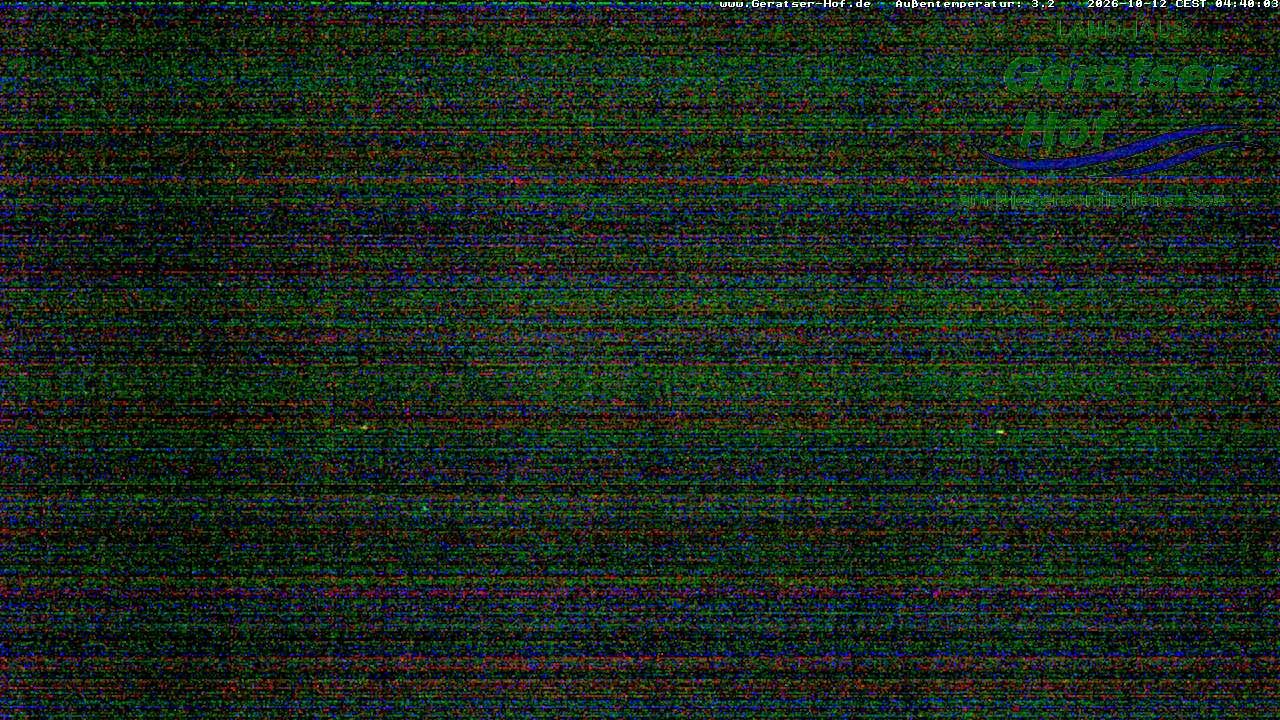 Archiv Foto Webcam Blick vom Geratser Hof auf die Niedersonthofener Seen