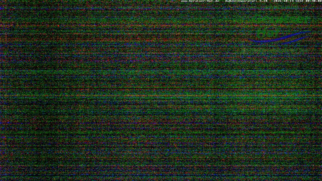 Archiv Foto Webcam Blick vom Geratser Hof auf die Niedersonthofener Seen