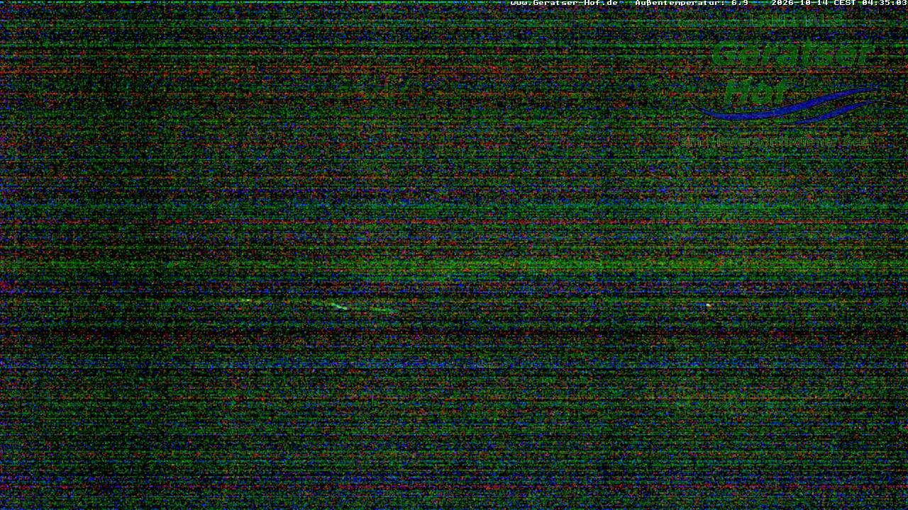 Archiv Foto Webcam Blick vom Geratser Hof auf die Niedersonthofener Seen