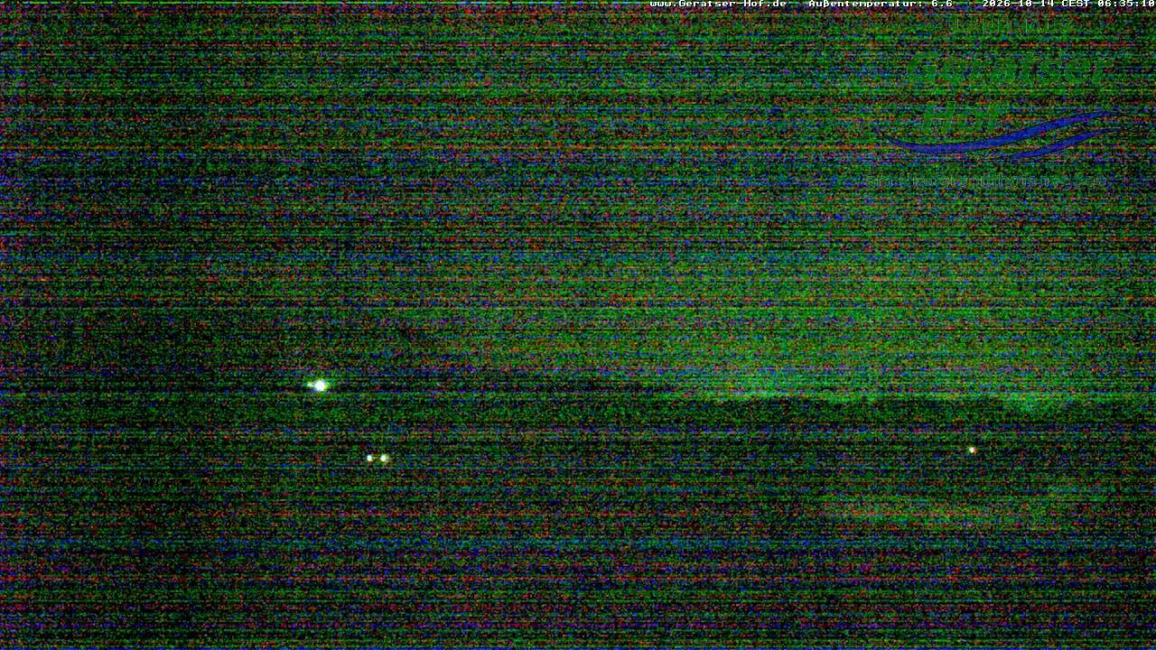 Archiv Foto Webcam Blick vom Geratser Hof auf die Niedersonthofener Seen