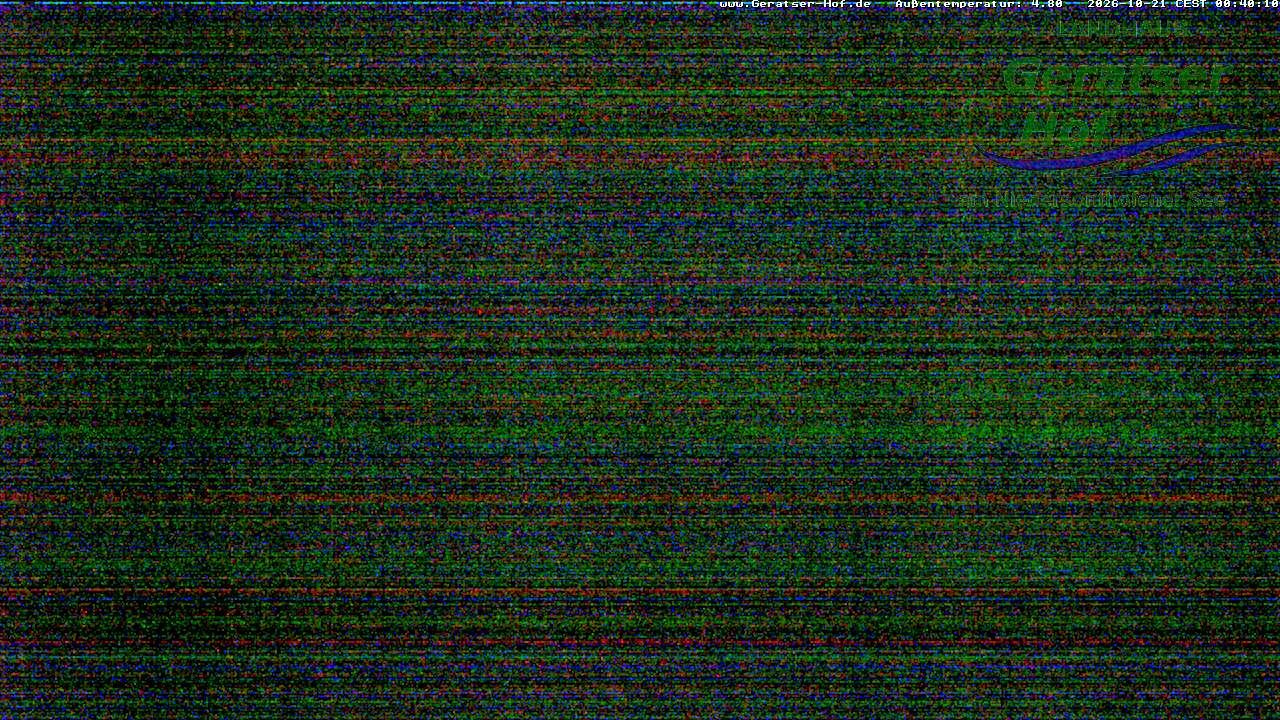 Archiv Foto Webcam Blick vom Geratser Hof auf die Niedersonthofener Seen