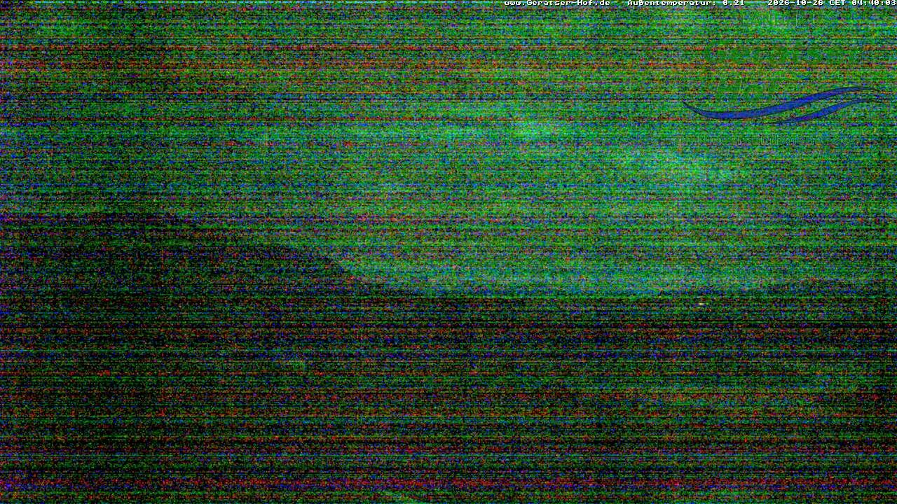 Archiv Foto Webcam Blick vom Geratser Hof auf die Niedersonthofener Seen