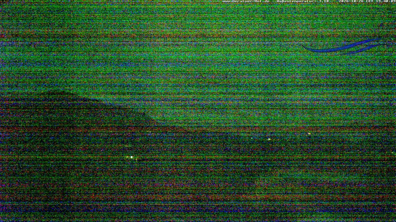 Archiv Foto Webcam Blick vom Geratser Hof auf die Niedersonthofener Seen