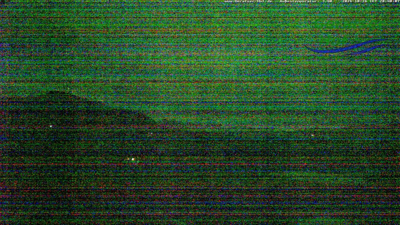 Archiv Foto Webcam Blick vom Geratser Hof auf die Niedersonthofener Seen