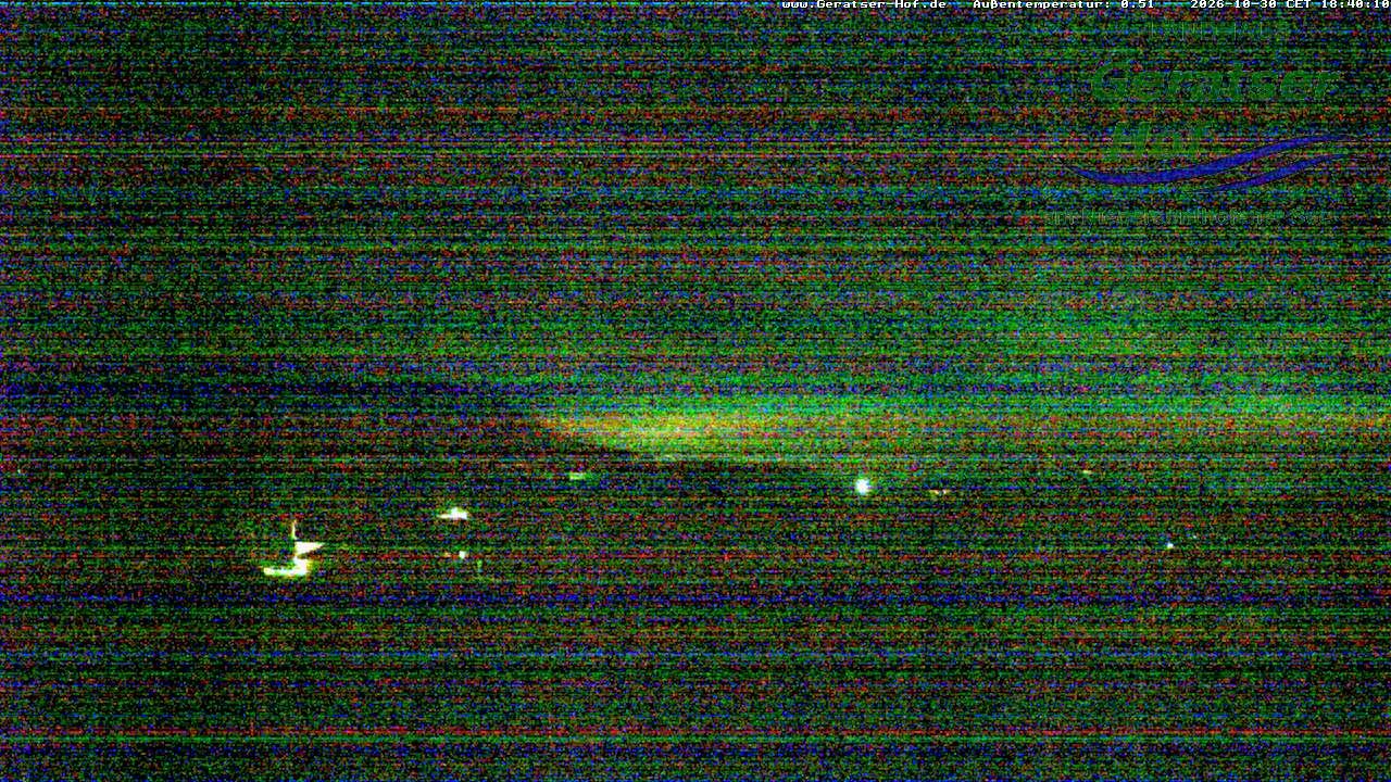 Archiv Foto Webcam Blick vom Geratser Hof auf die Niedersonthofener Seen