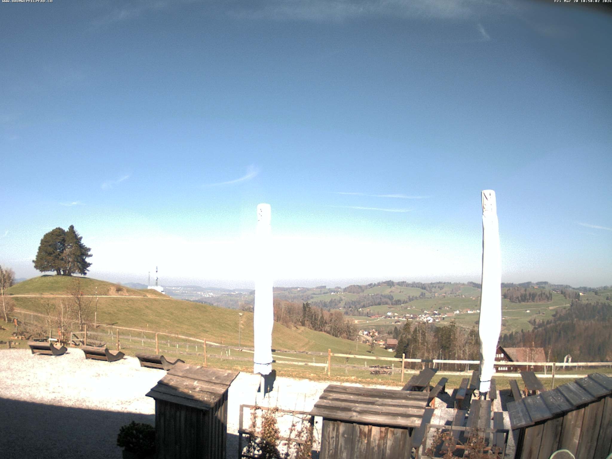 Archived image Webcam Treetop Walk Neckertal