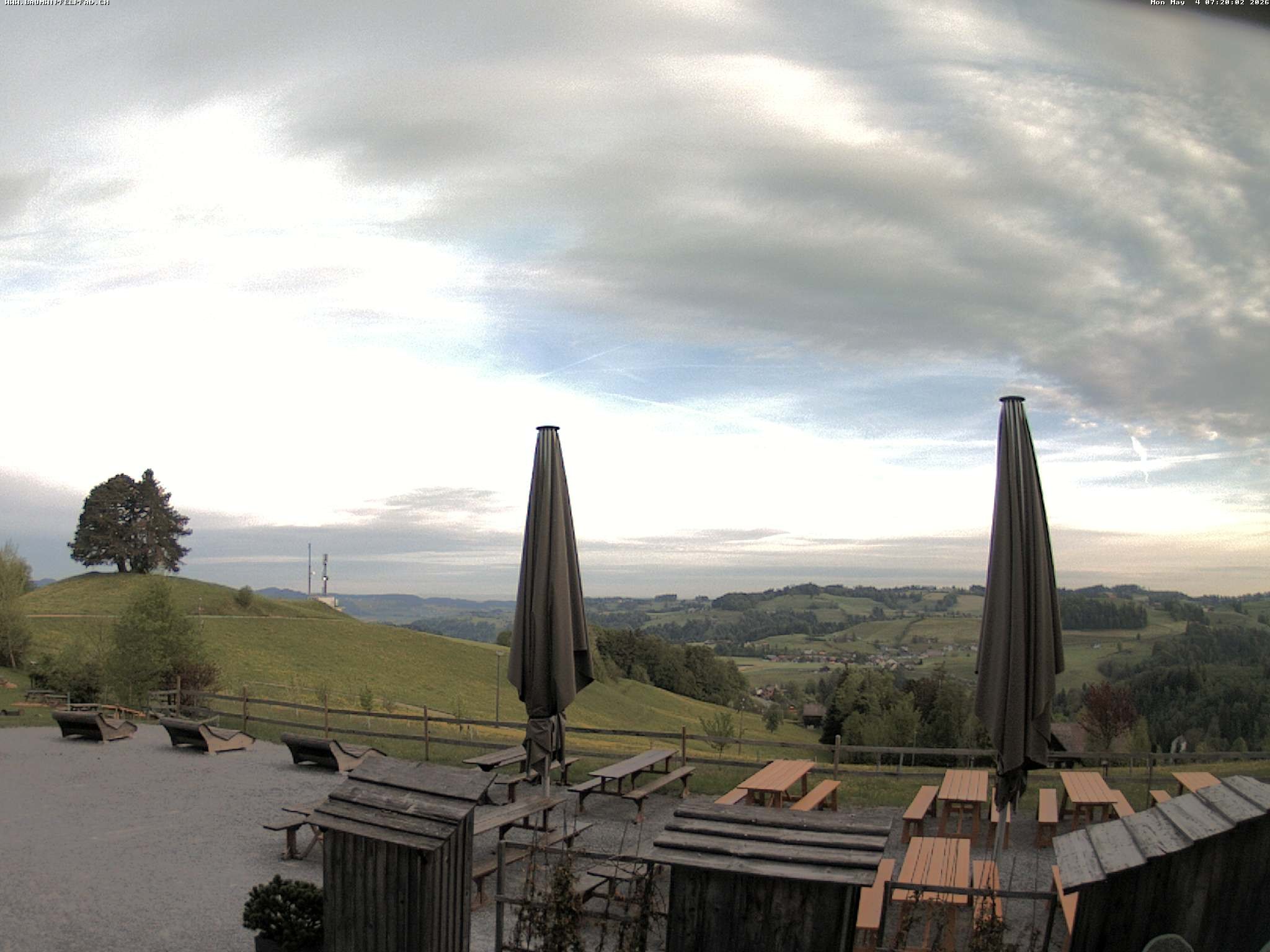 Archiv Foto Webcam Baumwipfelpfad Neckertal