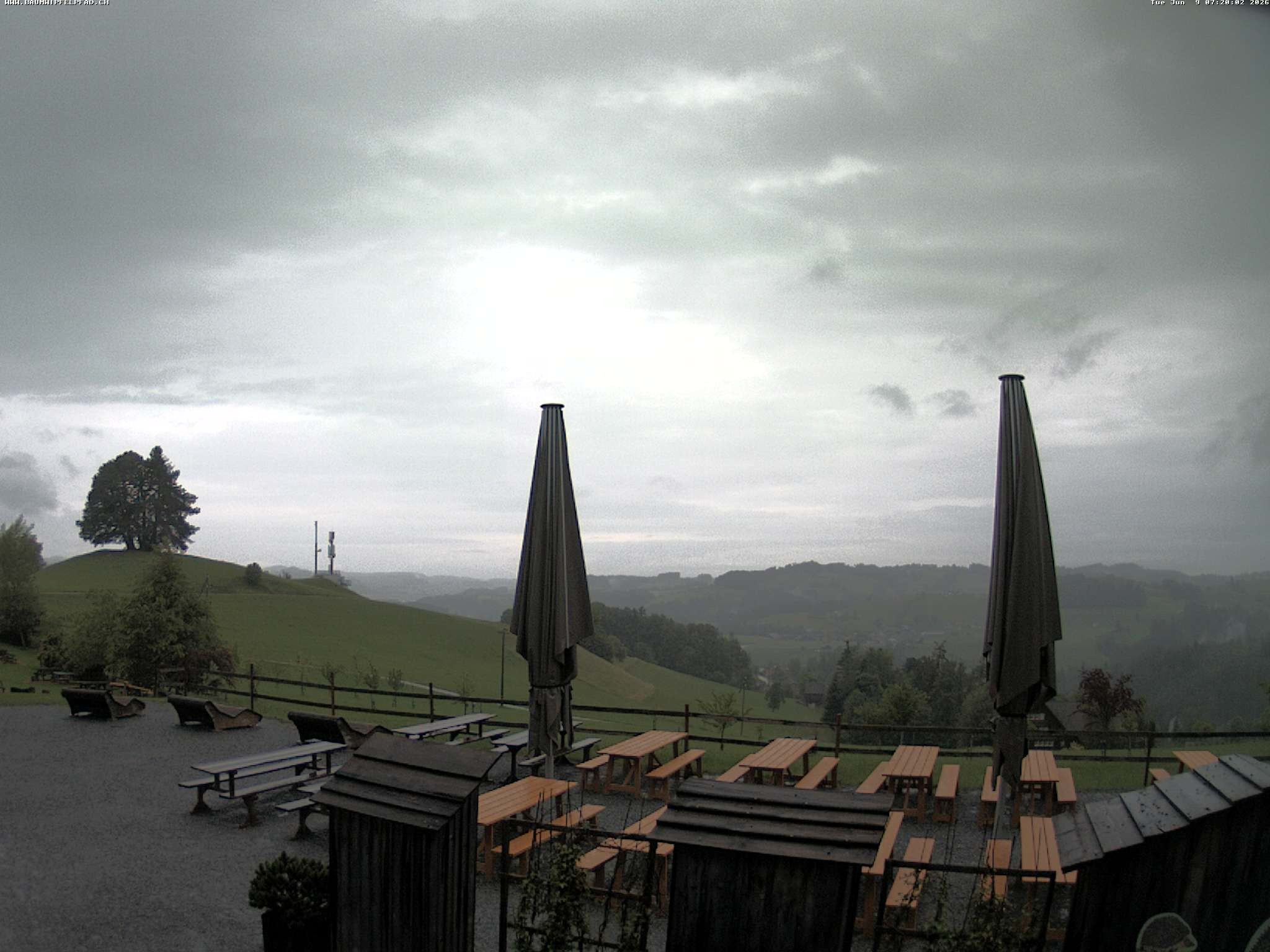 Archiv Foto Webcam Baumwipfelpfad Neckertal