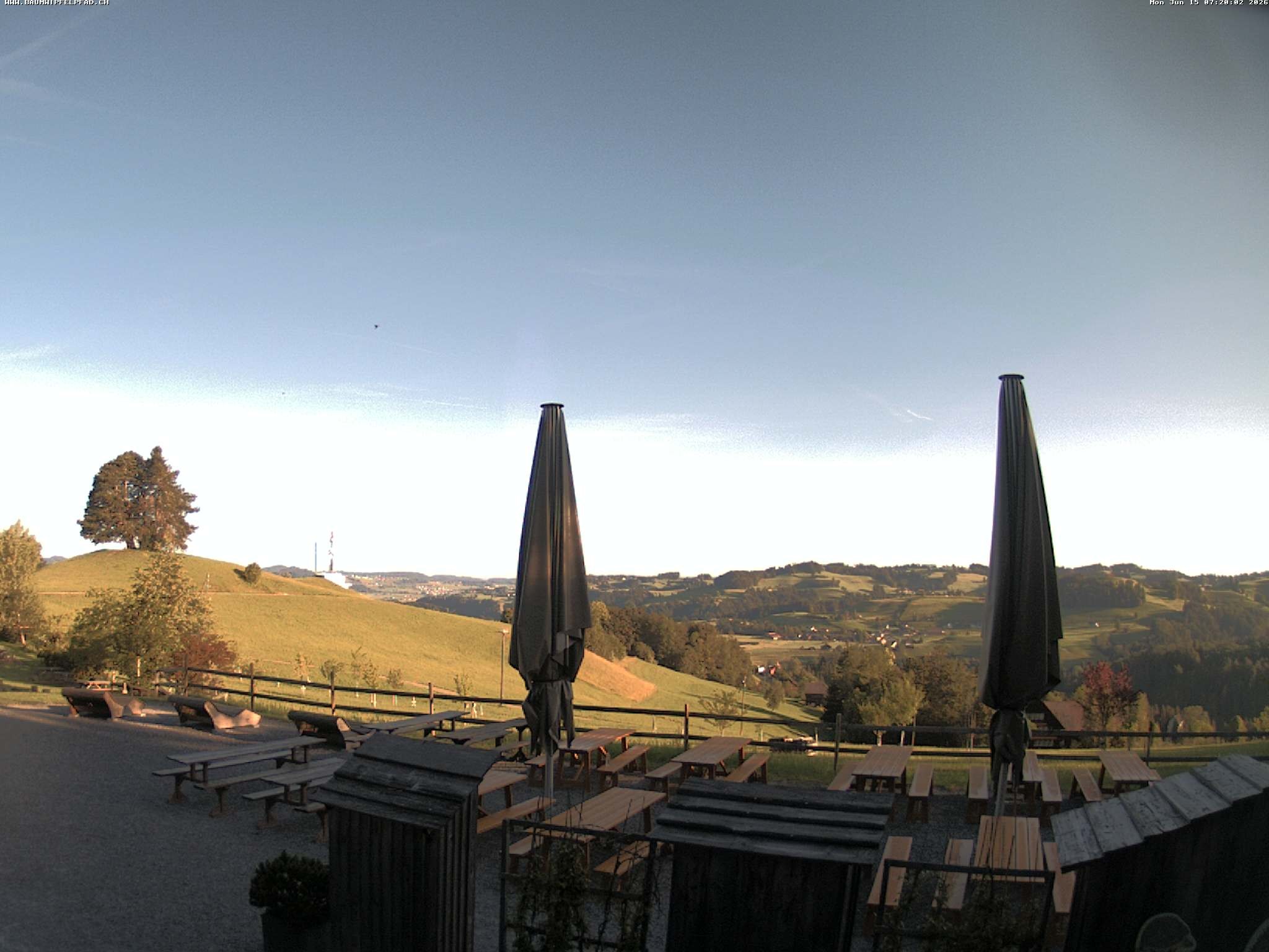 Archived image Webcam Treetop Walk Neckertal