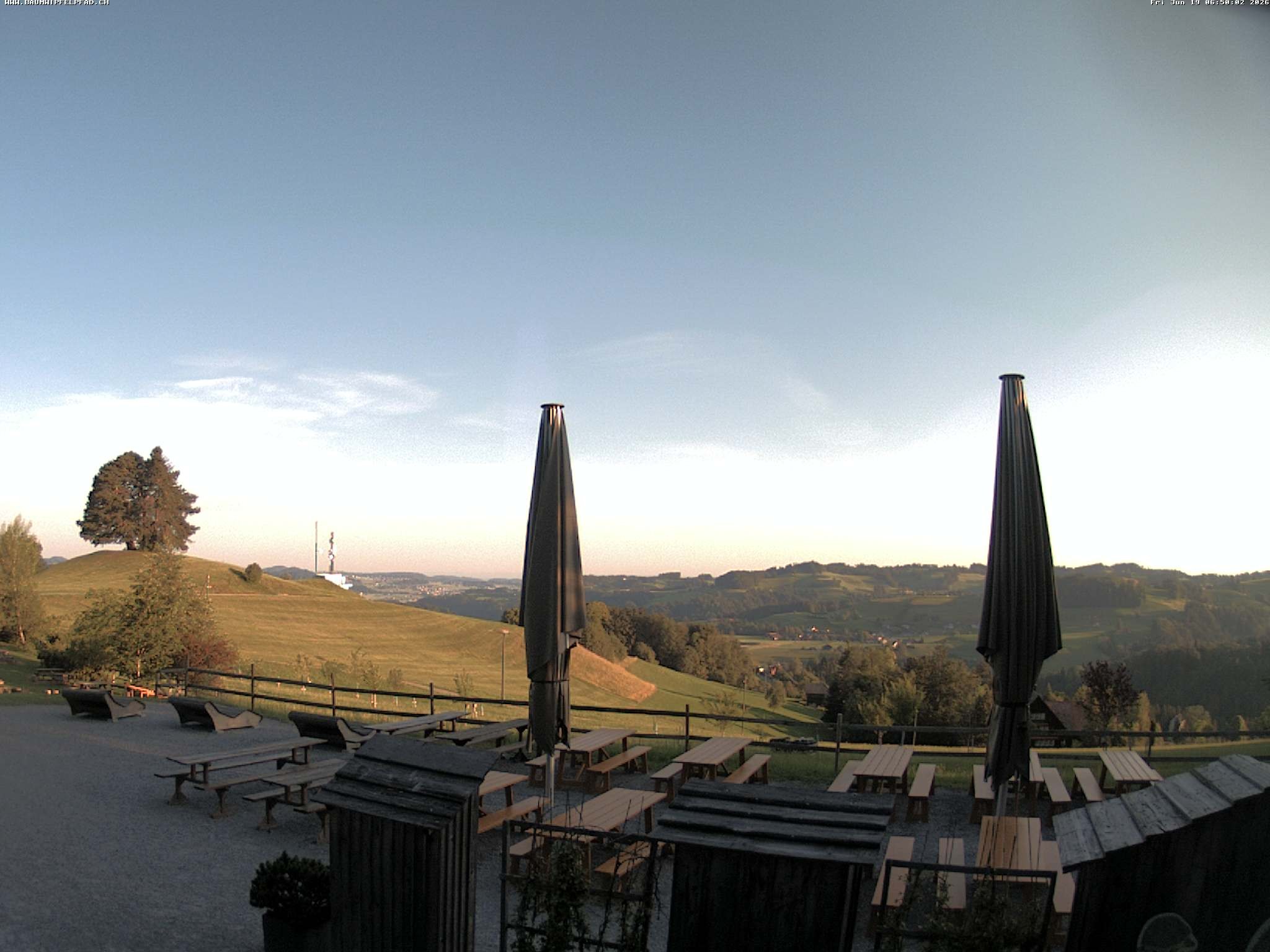 Archiv Foto Webcam Baumwipfelpfad Neckertal
