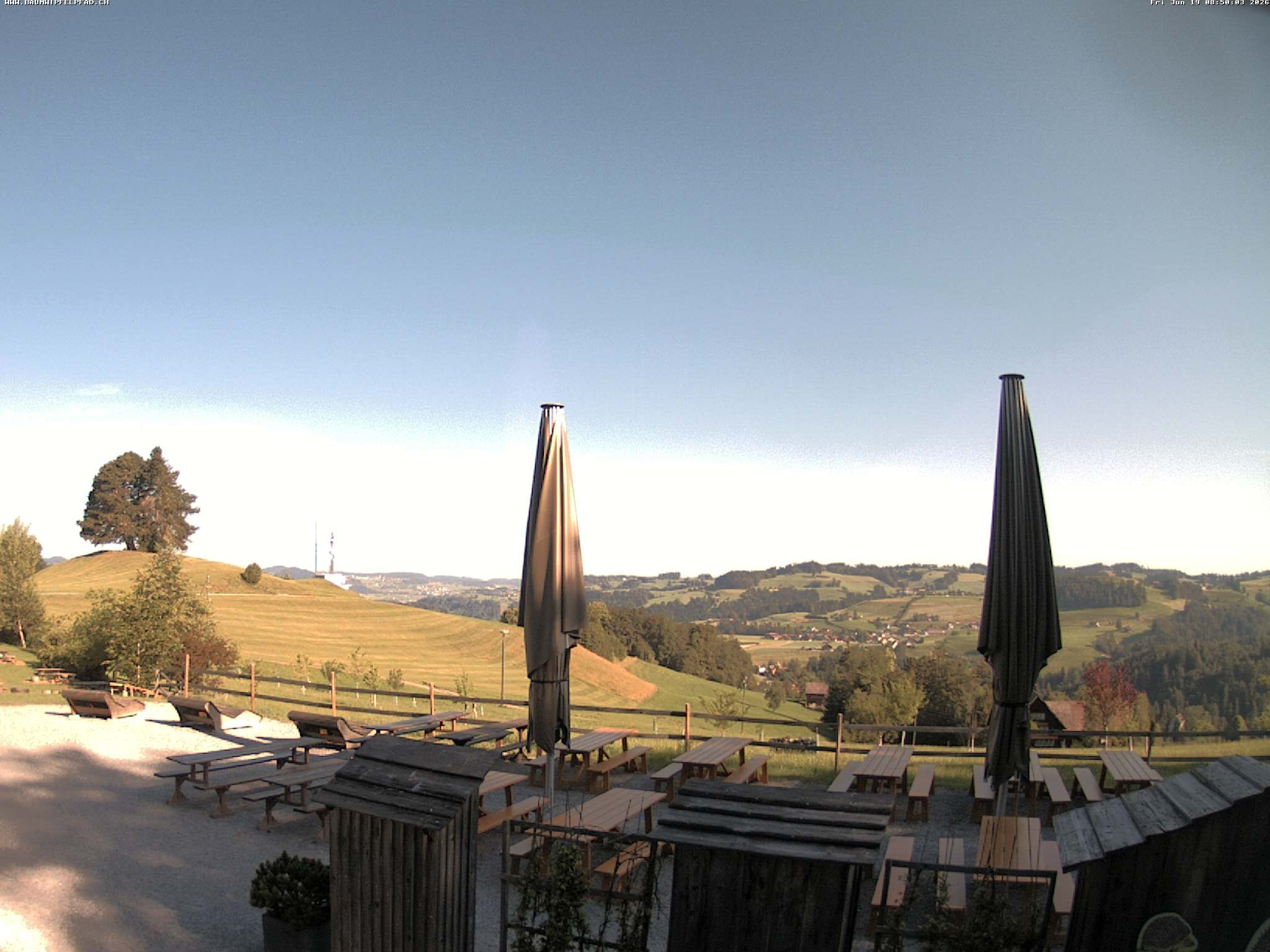 Archiv Foto Webcam Baumwipfelpfad Neckertal