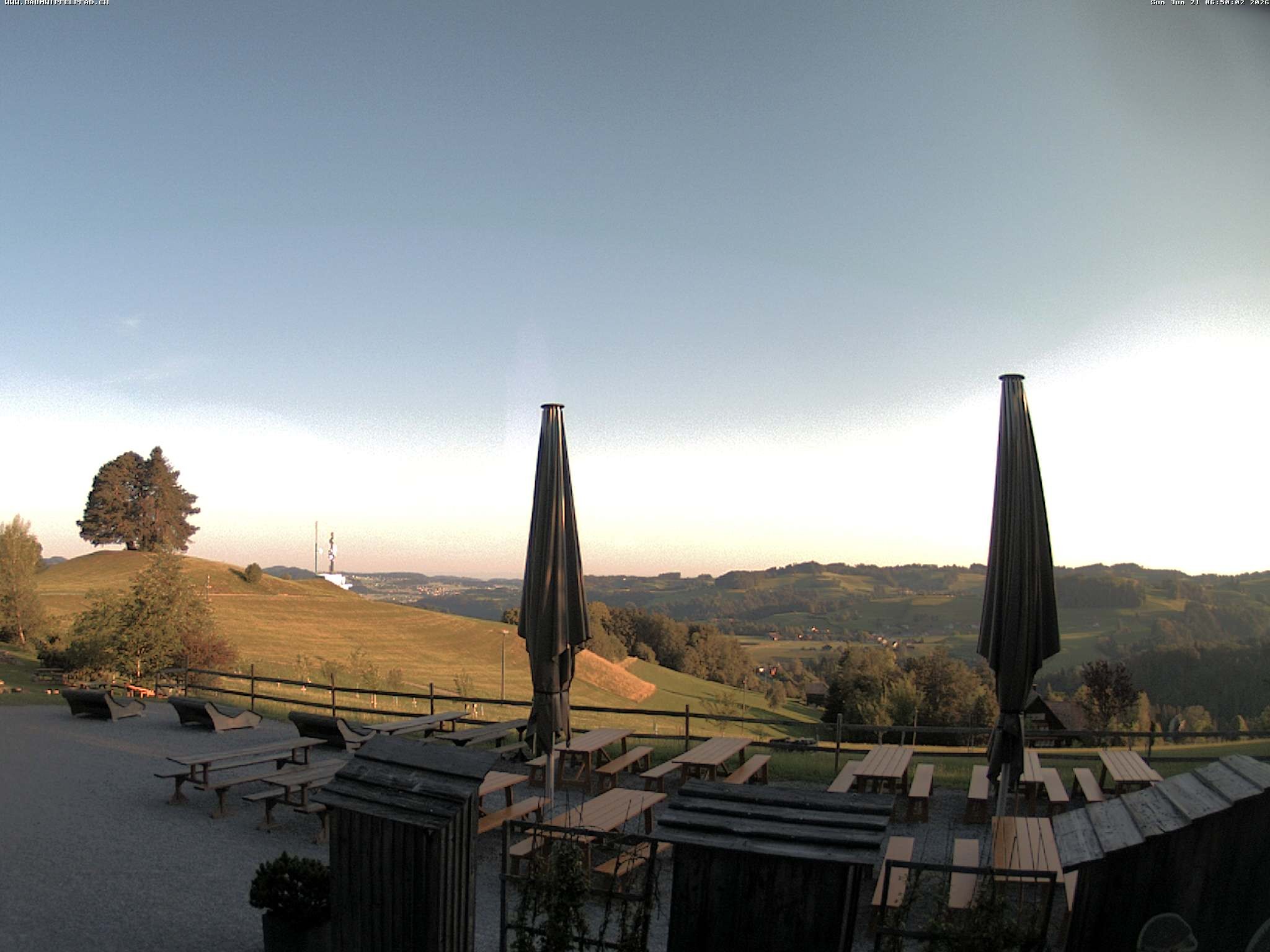 Archived image Webcam Treetop Walk Neckertal