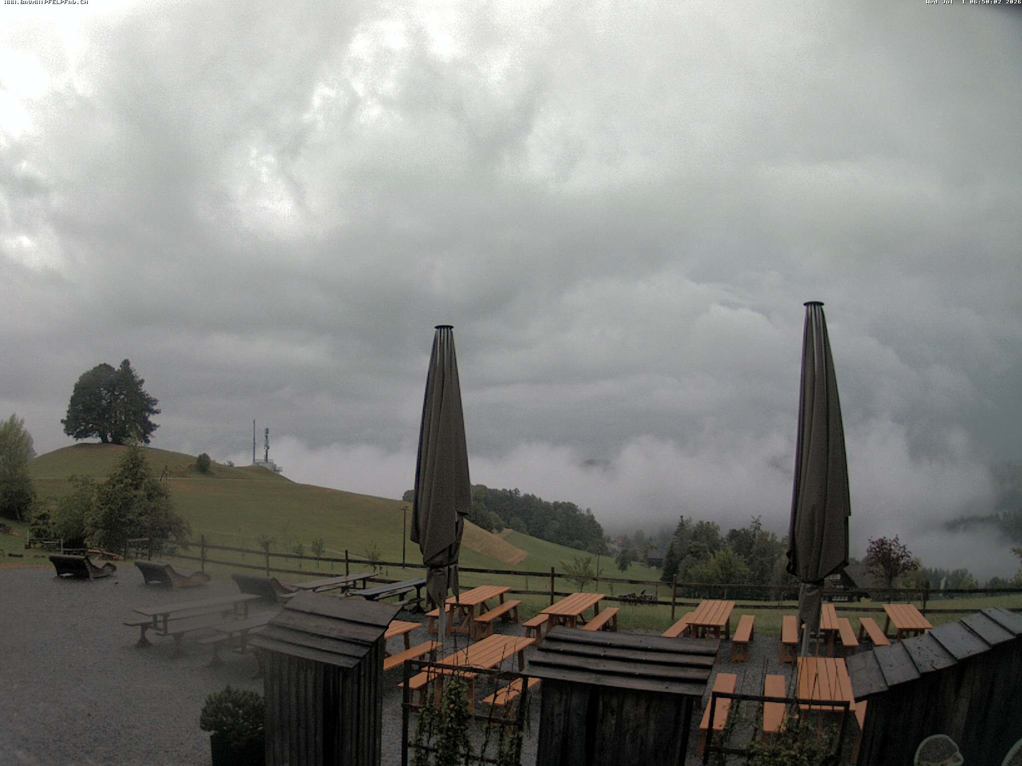Archiv Foto Webcam Baumwipfelpfad Neckertal