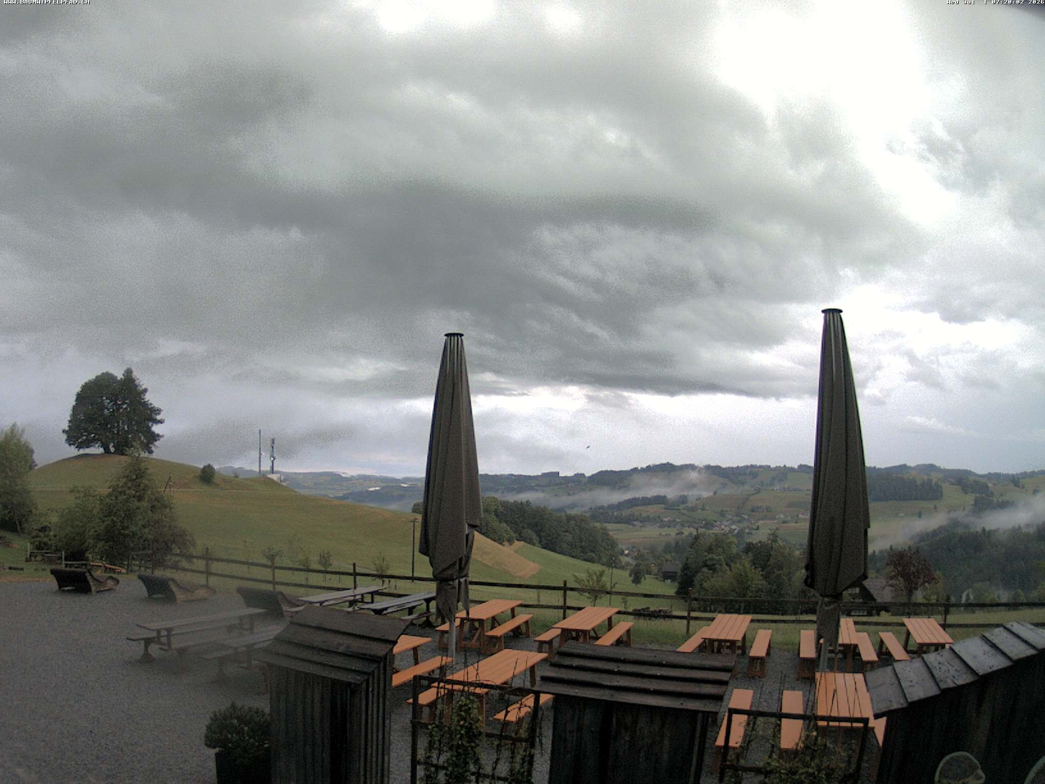 Archiv Foto Webcam Baumwipfelpfad Neckertal