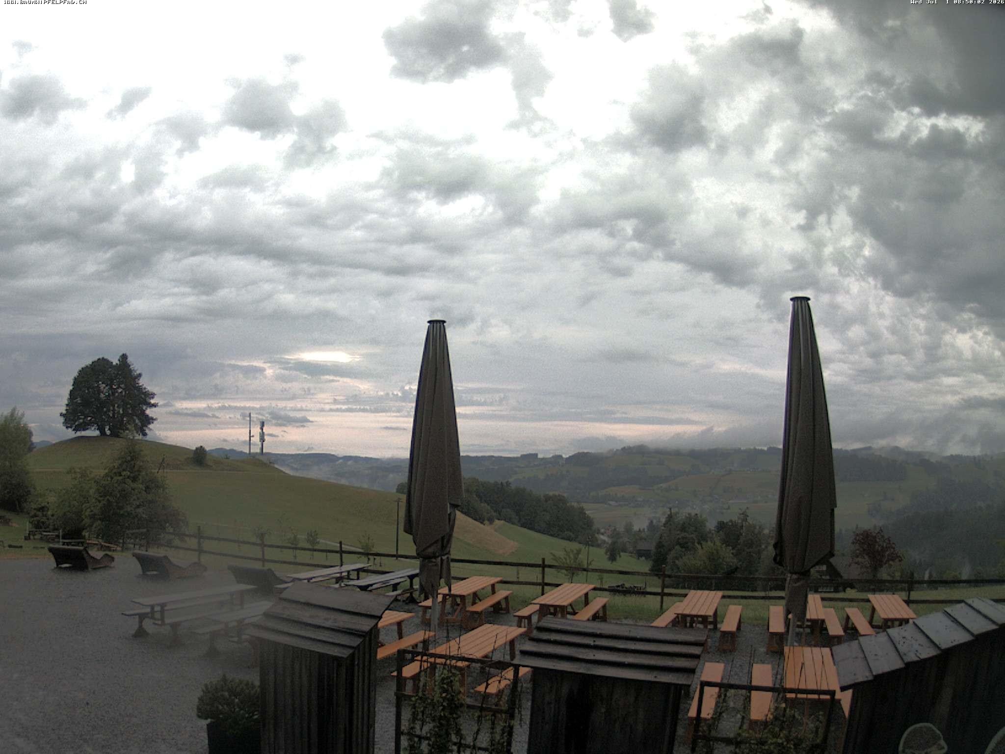 Archiv Foto Webcam Baumwipfelpfad Neckertal