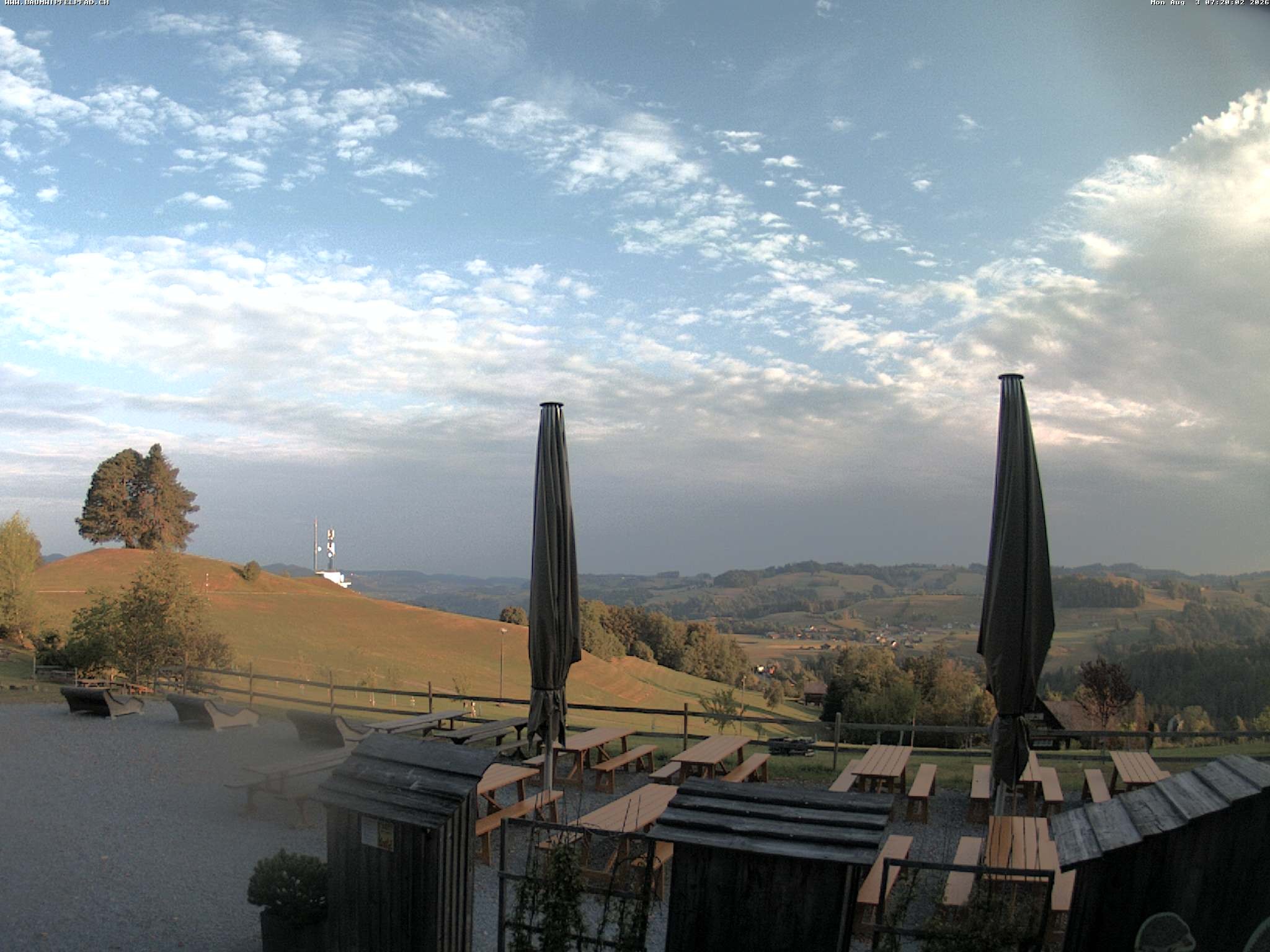 Archiv Foto Webcam Baumwipfelpfad Neckertal