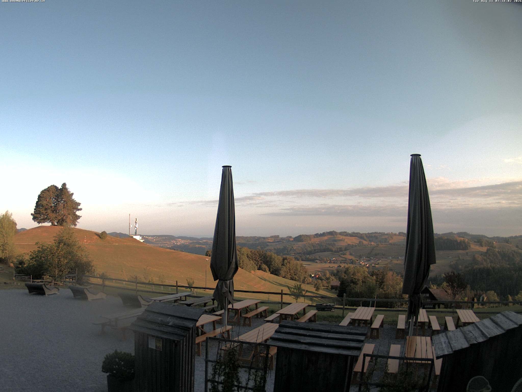 Archiv Foto Webcam Baumwipfelpfad Neckertal