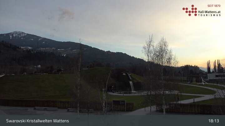 Archived image Webcam Wattens - View Swarovski Crystal Worlds