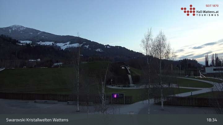 Archived image Webcam Wattens - View Swarovski Crystal Worlds