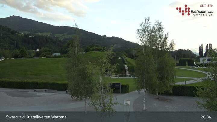 Archived image Webcam Wattens - View Swarovski Crystal Worlds