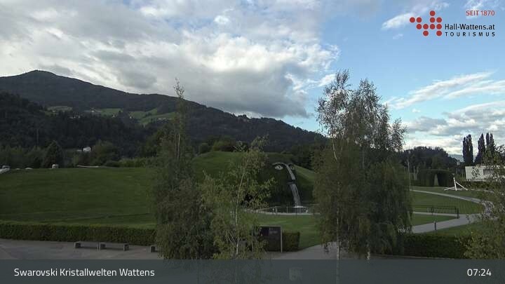 Archived image Webcam Wattens - View Swarovski Crystal Worlds