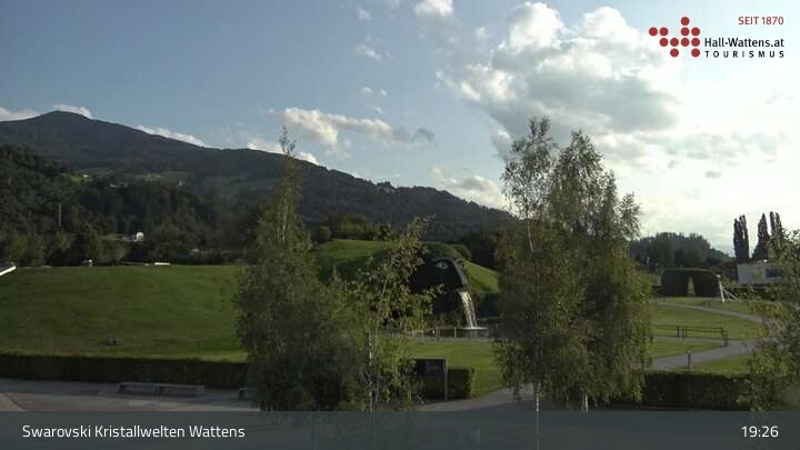Archived image Webcam Wattens - View Swarovski Crystal Worlds