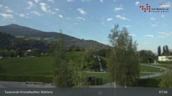 Archived image Webcam Wattens - View Swarovski Crystal Worlds