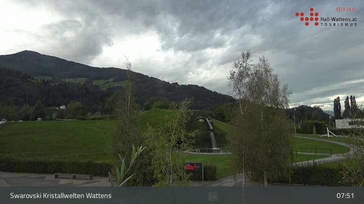 Archived image Webcam Wattens - View Swarovski Crystal Worlds