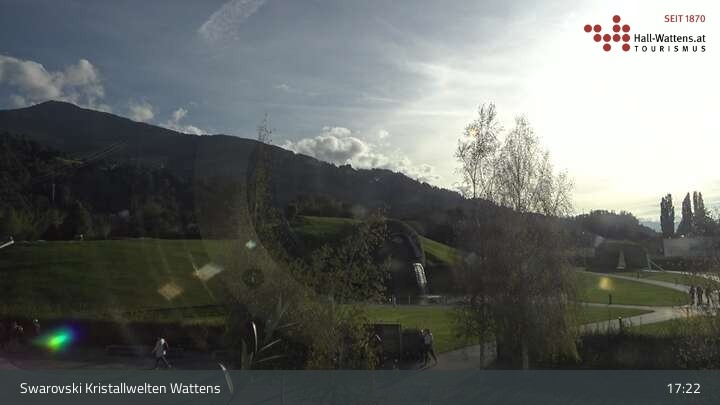 Archived image Webcam Wattens - View Swarovski Crystal Worlds