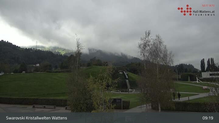 Archived image Webcam Wattens - View Swarovski Crystal Worlds