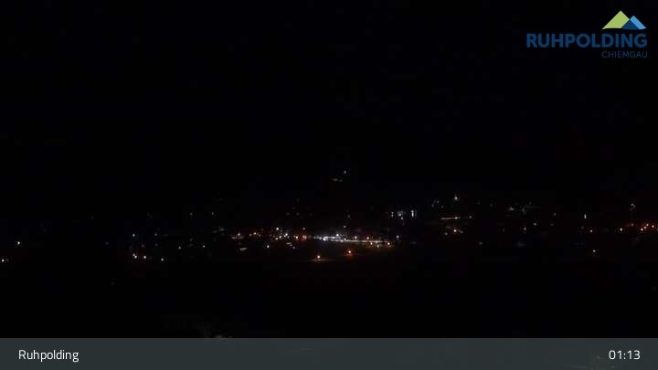 Archiv Foto Webcam Panorama Ruhpolding: Ort und Berge