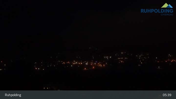 Archiv Foto Webcam Panorama Ruhpolding: Ort und Berge